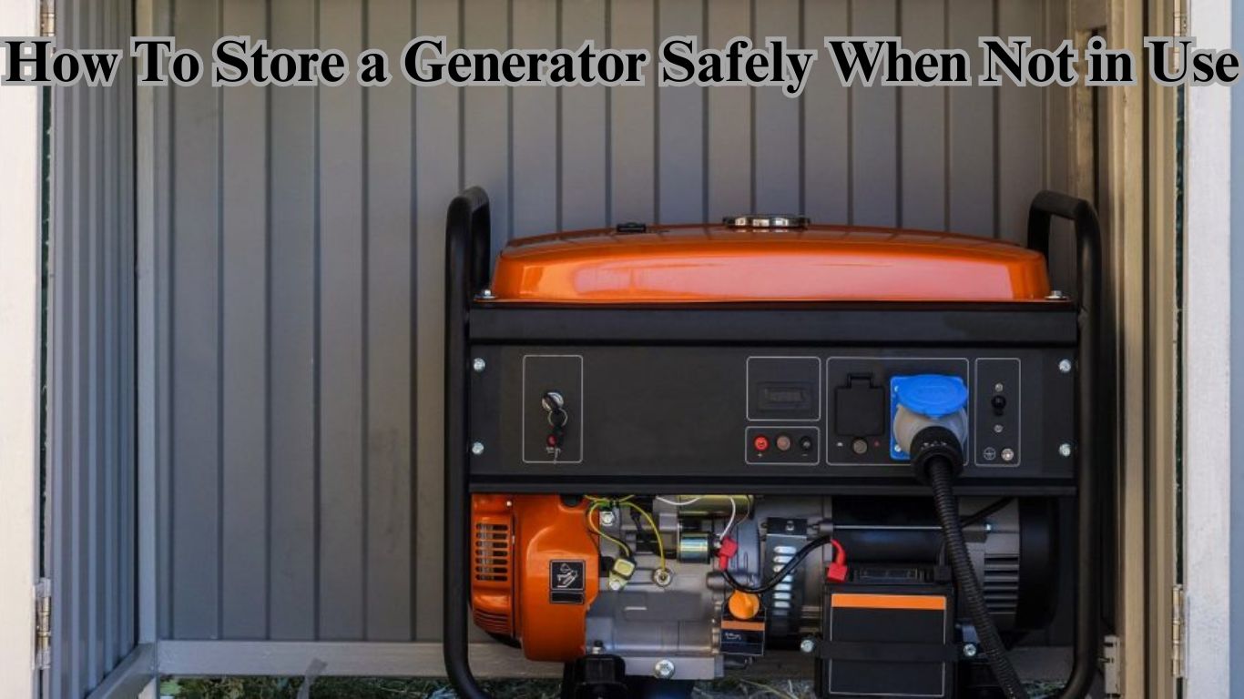 How To Store a Generator Safely When Not in Use