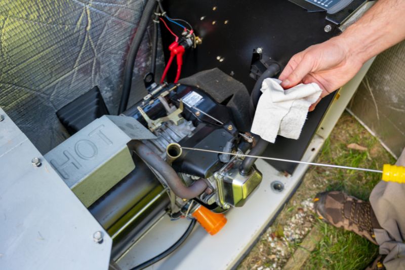 Maintaining optimal oil levels in your generator