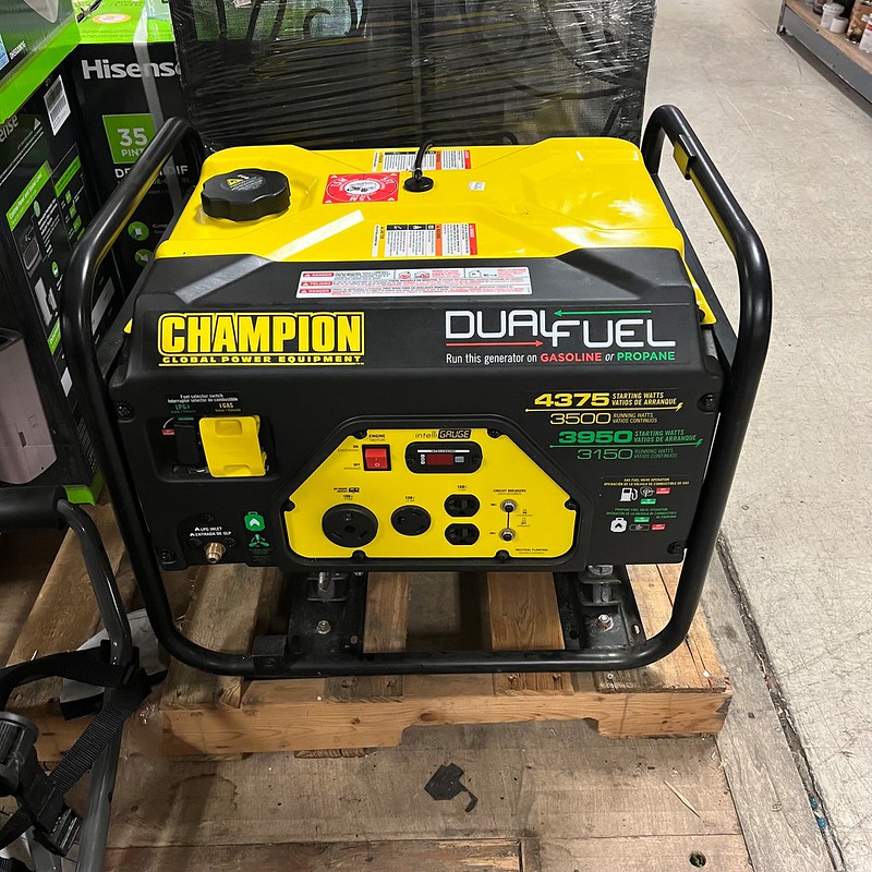 What is a dual-fuel generator?