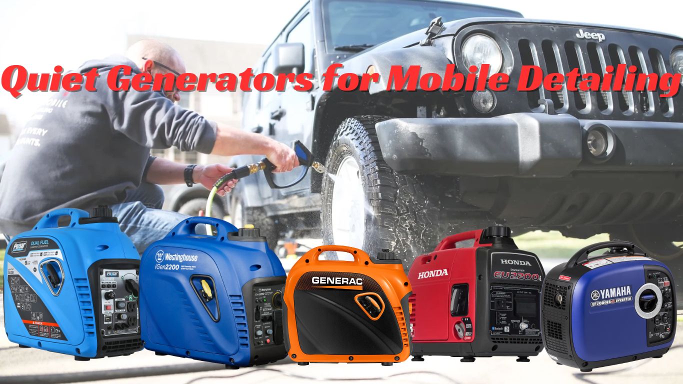 Quiet Generators for Mobile Detailing