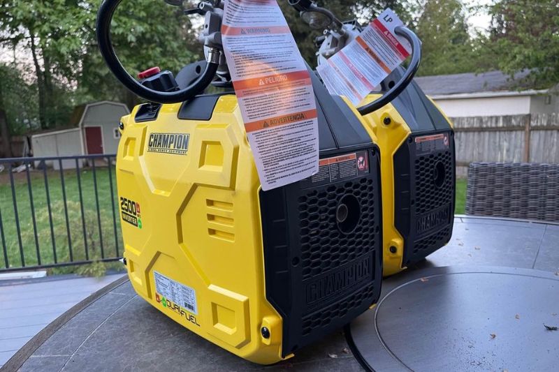 Champion inverter generators are lightweight