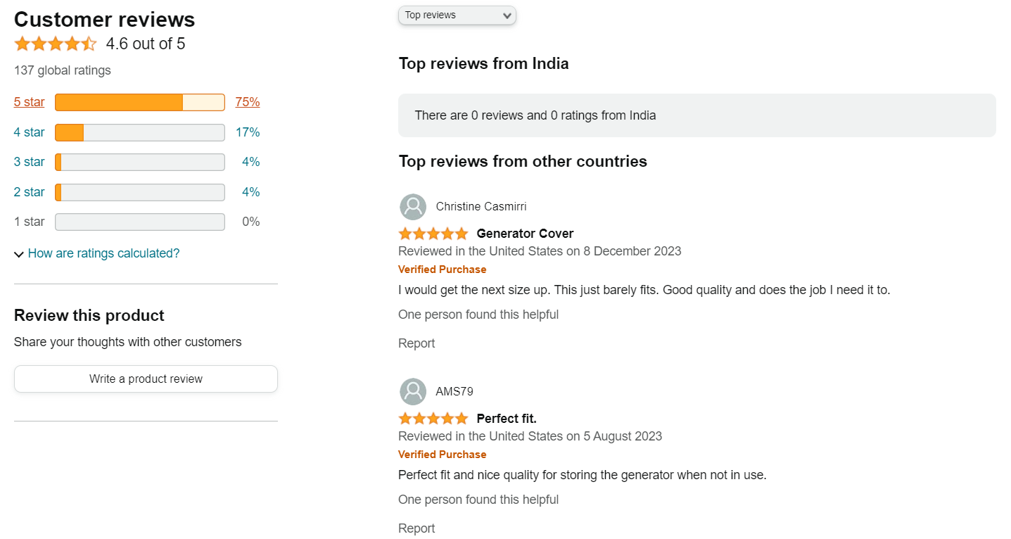 EB2800i ranks 138th most purchased product by customers at AMAZON