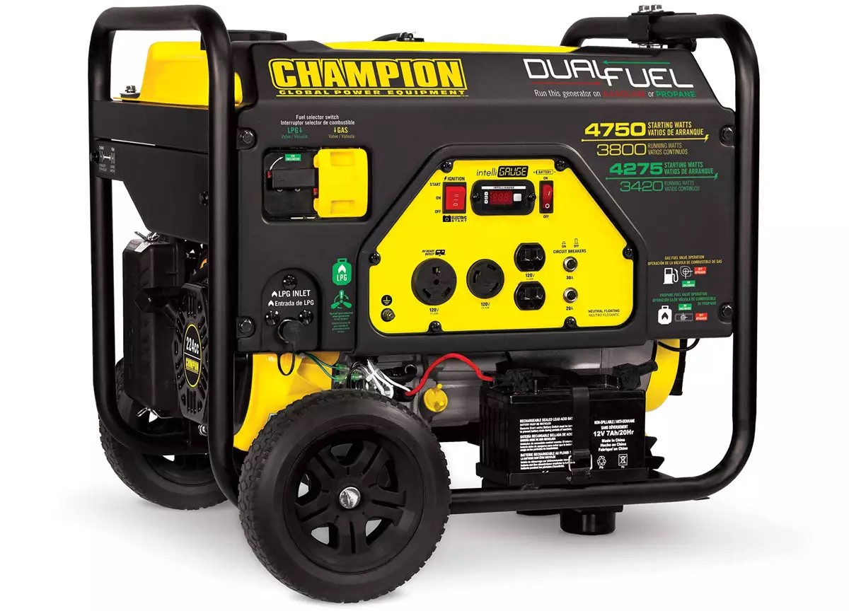 Champion 76533 4750W Dual Fuel Generator