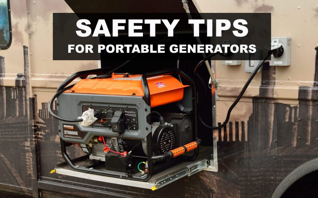 Always operate the generator outdoors in a well-ventilated area