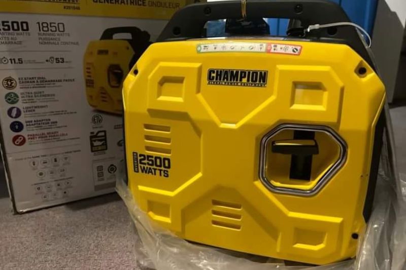 The Champion Inverter averages 6-8 hours per gallon.