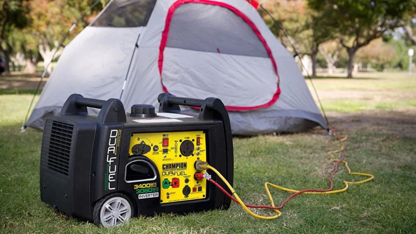Champion 3400-Watt Dual Fuel for Camping