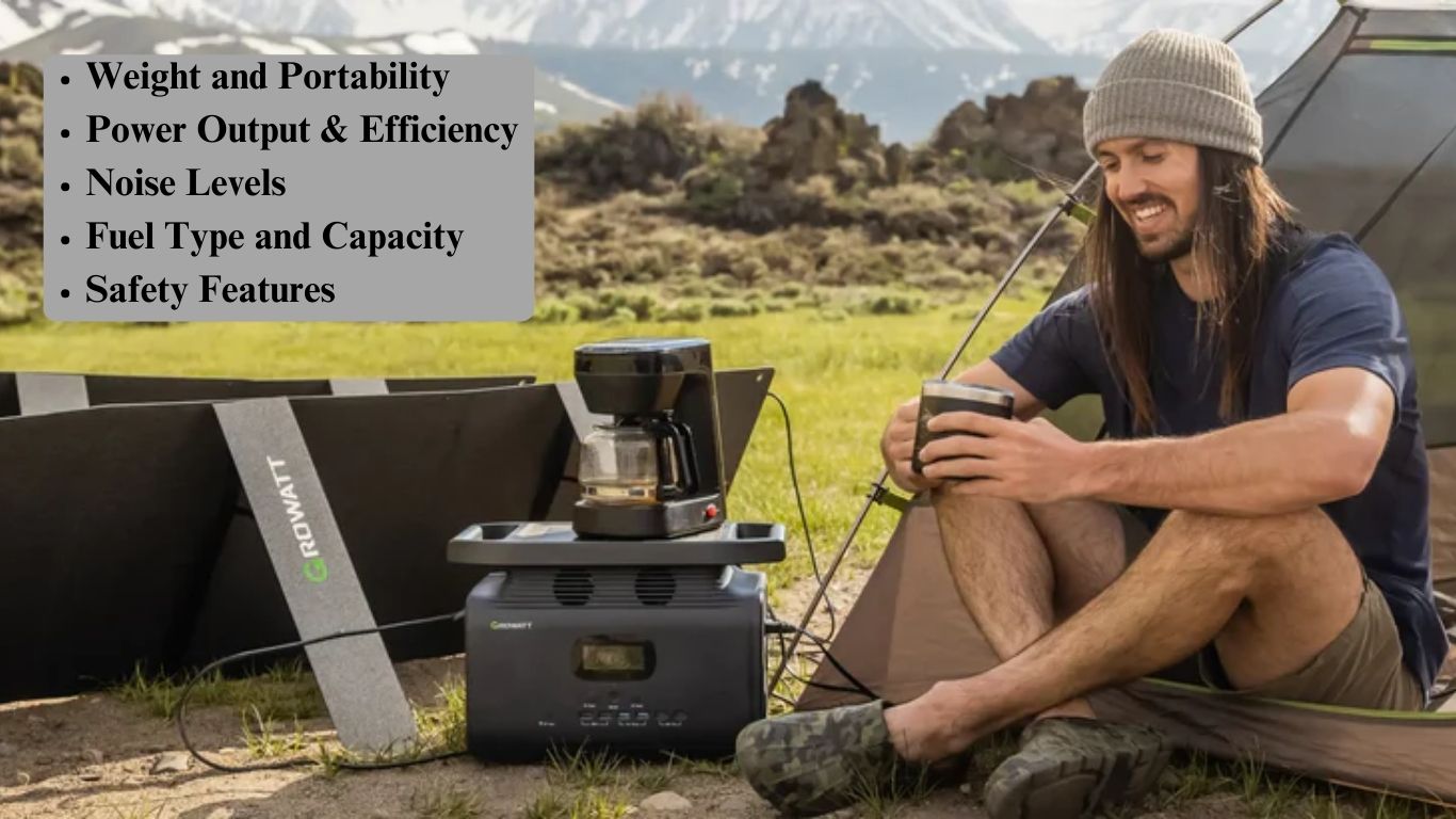 Essential Features for Selecting the Best Lightweight Camping Generator