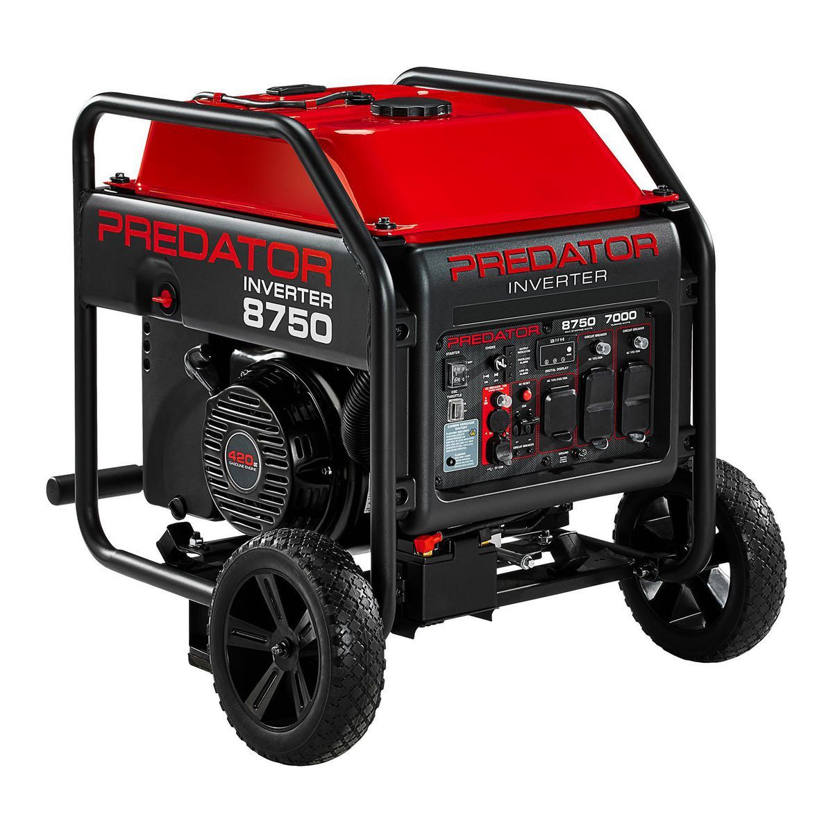 PREDATOR 8750 Watt Inverter Generator with CO SECURE Technology