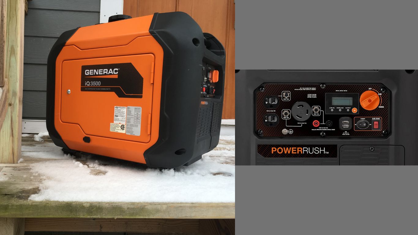 Generac iQ3500 3500-Watt Inverter Portable Generator