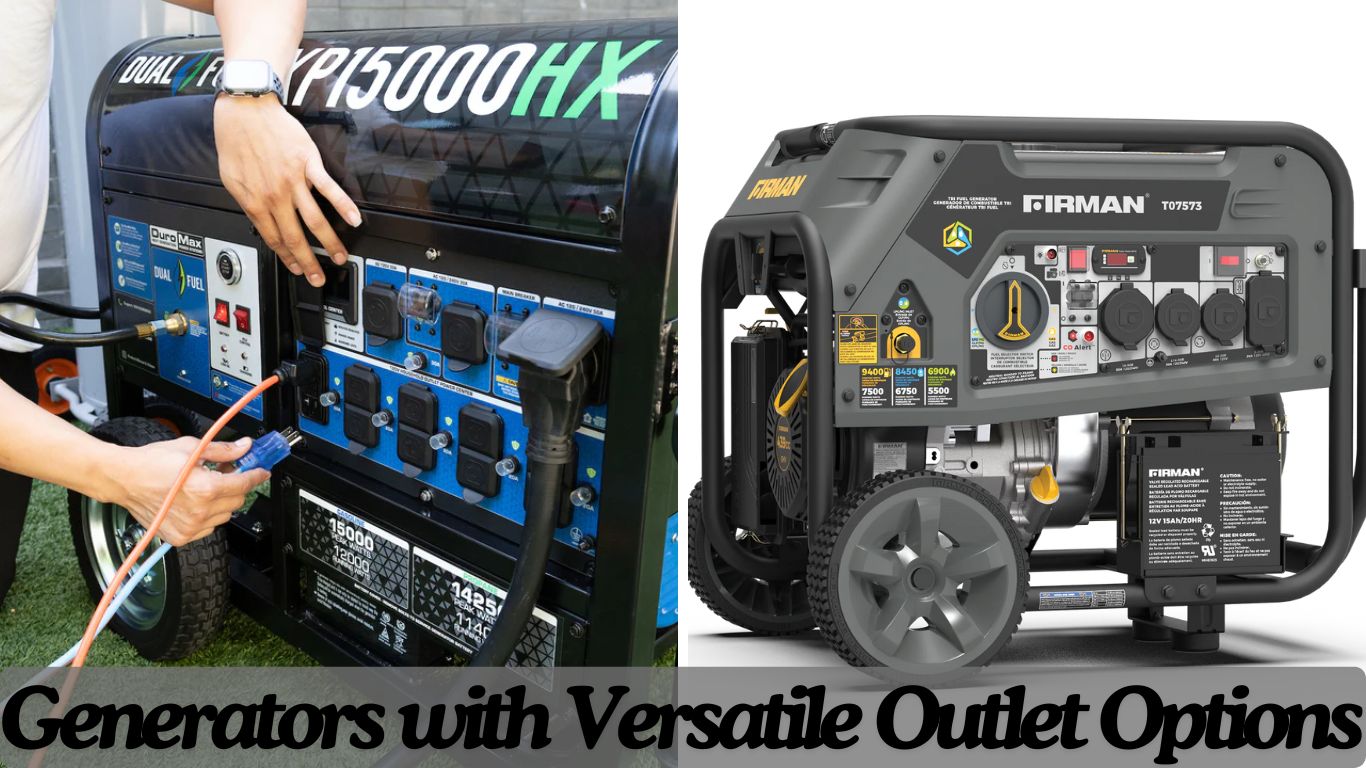 Generators with Versatile Outlet Options