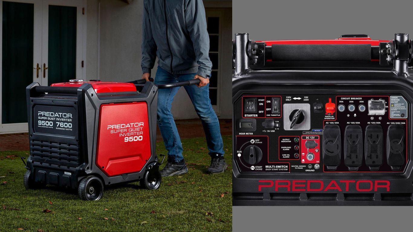 Predator 9500-Watt Inverter Portable Generator