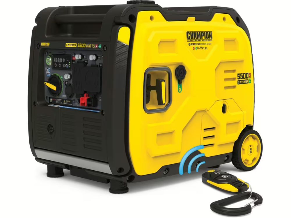 Champion 4650-Watt Portable Dual Fuel Inverter Generator