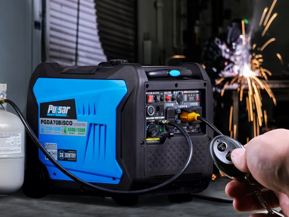 Pulsar 7250-Watt Super Quiet Dual Fuel Inverter Generator